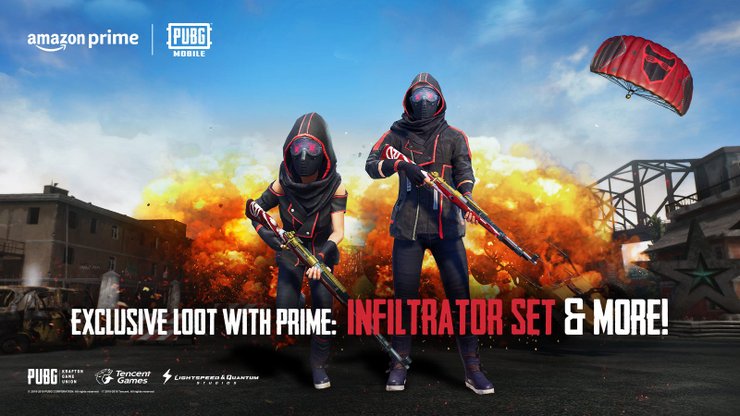 Exclusive Twitch Prime Loot From The Pubg Mobile And Amazon Collaboration