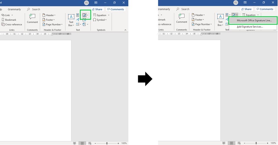 How to Insert Signature in Word 3