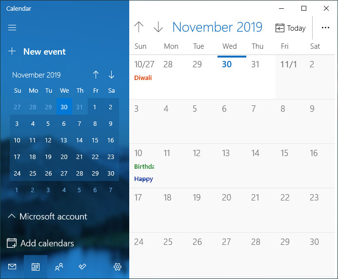 add google calendar to windows 10 calendar app
